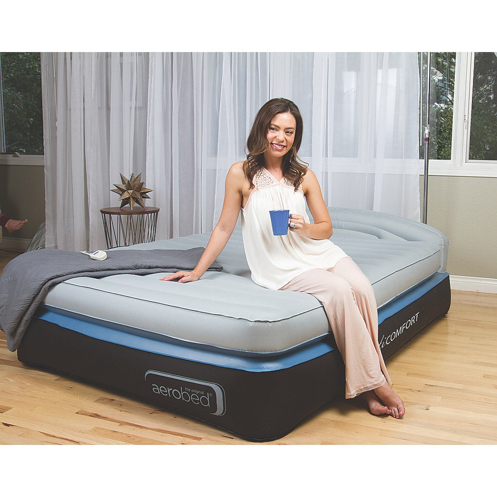 AeroBed OptiComfort Queen Airbed with Headboard