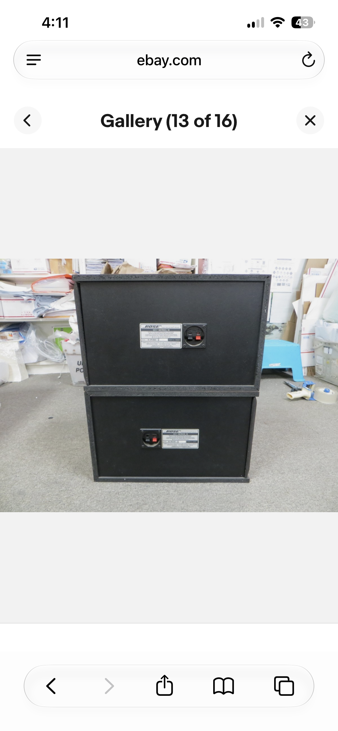 Bose 301 Series III Speakers