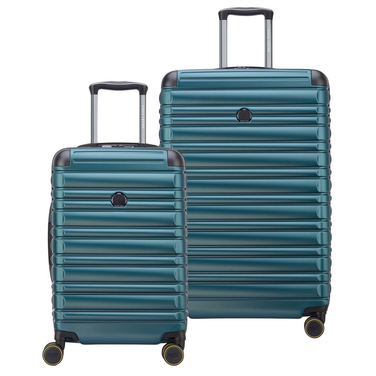 Delsey 2 Piece Luggage Hardside Set Black or Teal