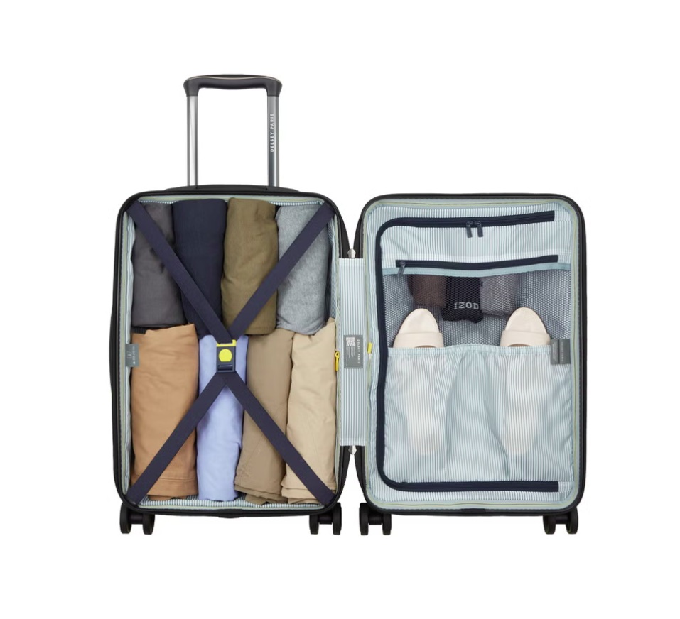 Delsey Paris 2-Piece Hardside Luggage Set, Black