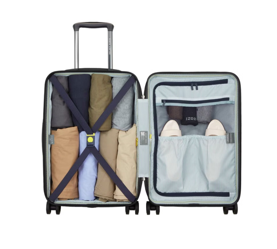 Delsey Paris 2-Piece Hardside Luggage Set, Teal