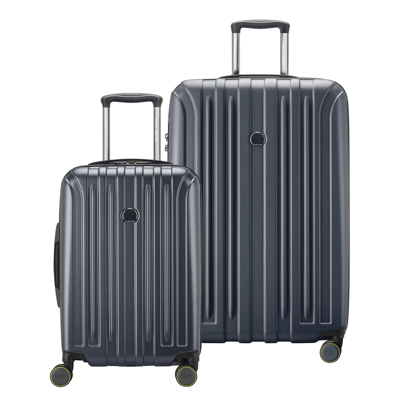 Delsey Paris Accelerate 2-Piece 30" & 22" Carry-On Hardside Luggage Set In Gray