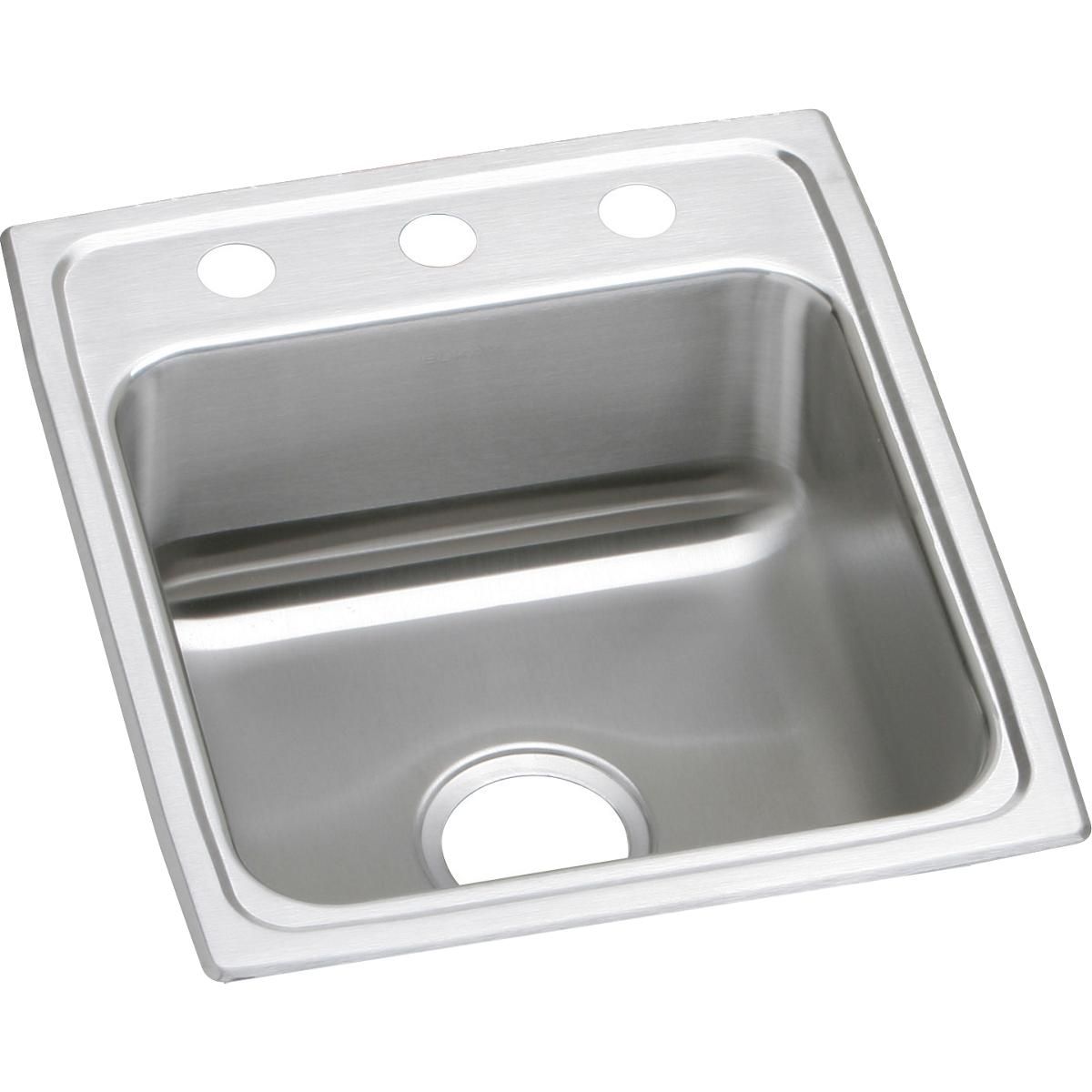 ELKAY (LRAD1720553) Lustertone Classic Stainless Steel 17" x 20" x 5-1/2", Single Bowl