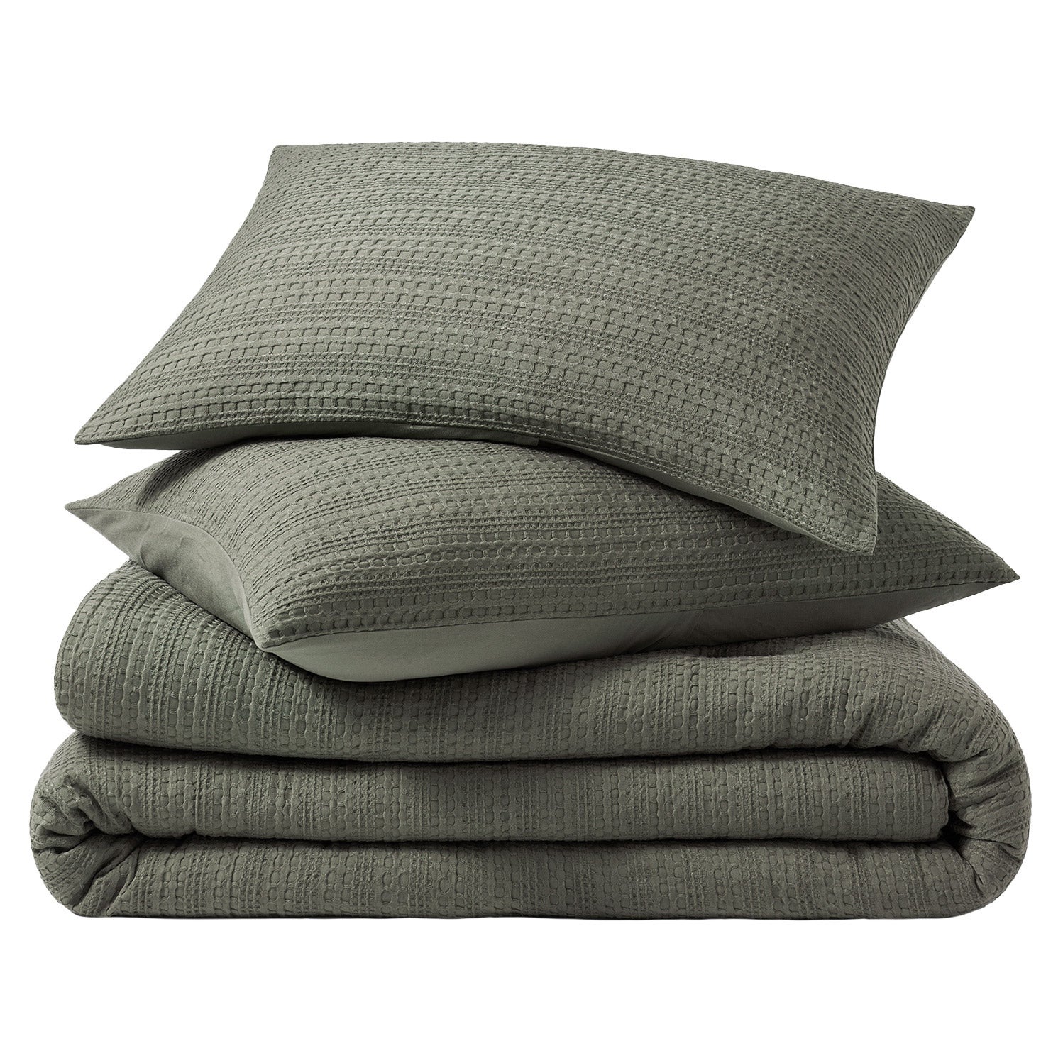 Evergrace 3-Piece Queen Size Waffle Comforter Set