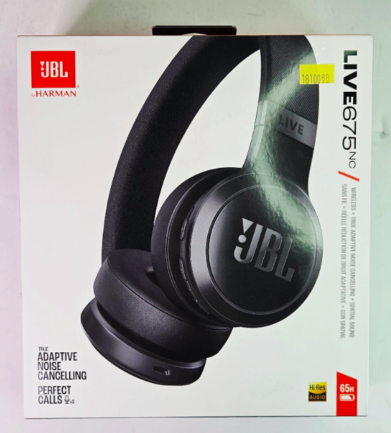 JBL Live 675NC Wireless True Adaptive Noise-Cancelling Headphones