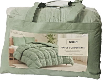 Casual Living Zuri Mega Puff 3-Piece Queen Comforter Set