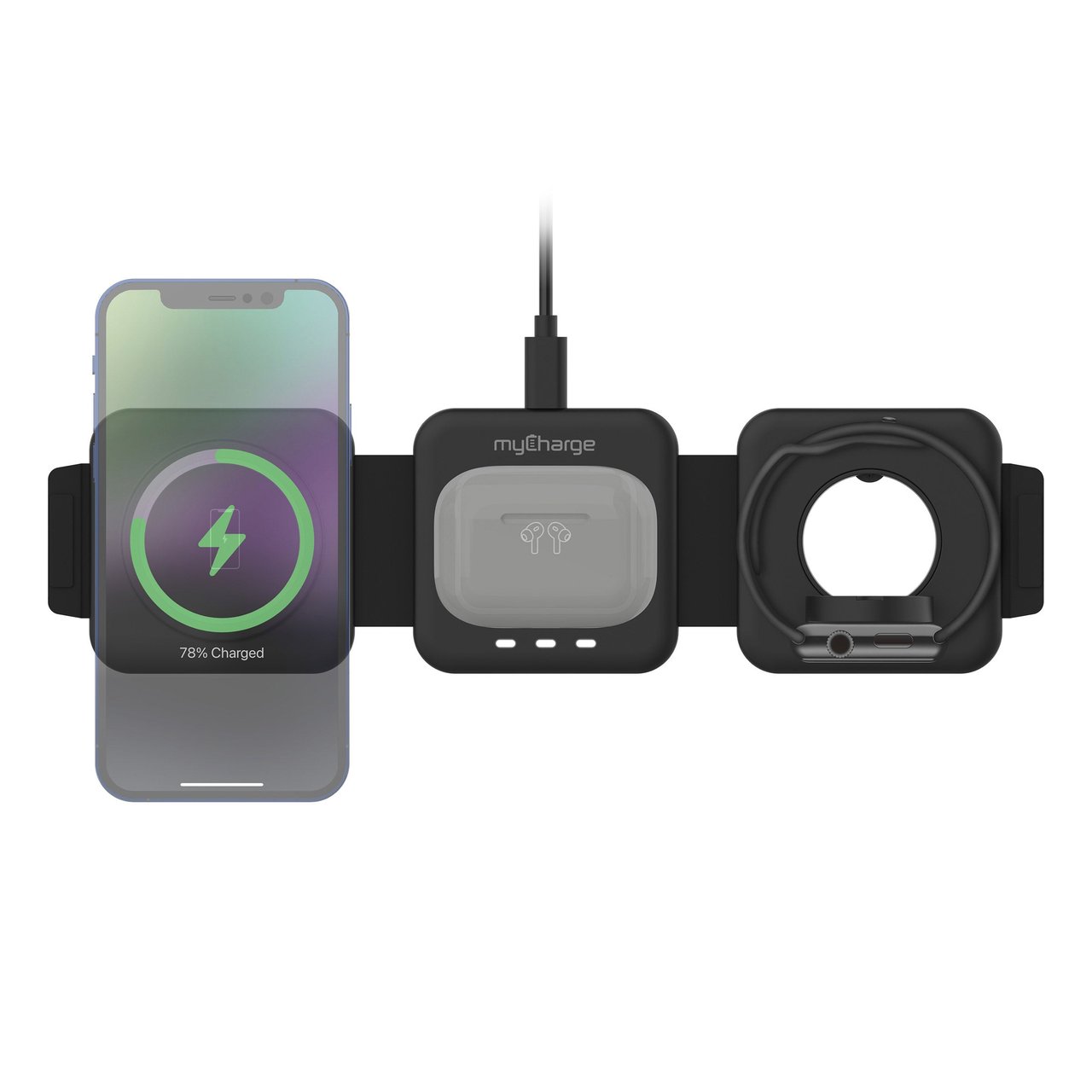 MyCharge 3-in-1 Wireless Charging Pad
