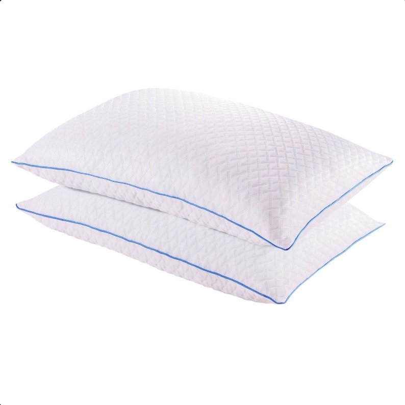 Sinomax PureLUX Gel Memory Foam Pillow, 2-Pack