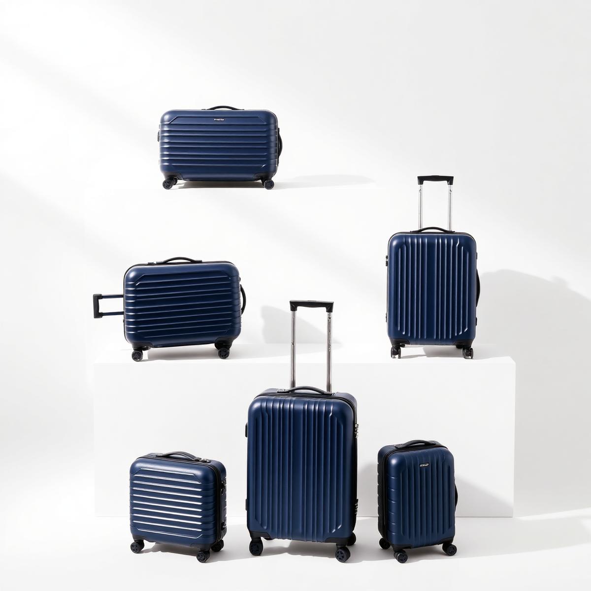 Delsey 3-Piece Hardside Spinner Luggage Set – Navy